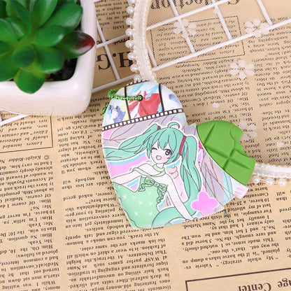Custom Heart-shaped chocolate keychain