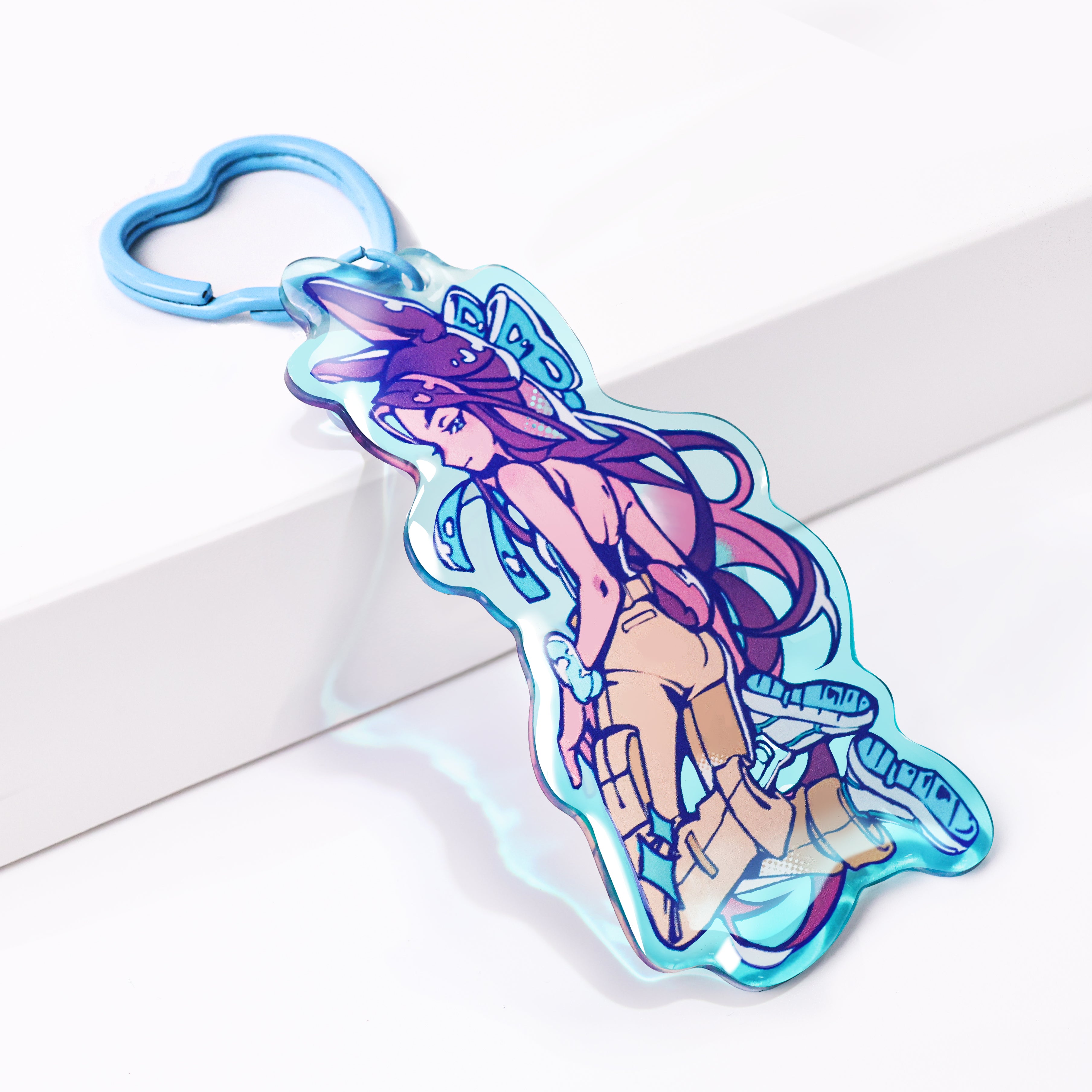 Custom Acrylic Epoxy Keychain | Acrylic Keychain | LOLLIPOPINS