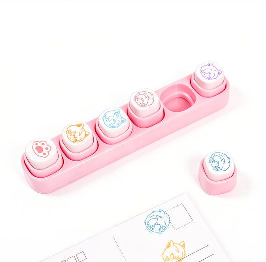 Custom 6-Linked Keyboard Stamp