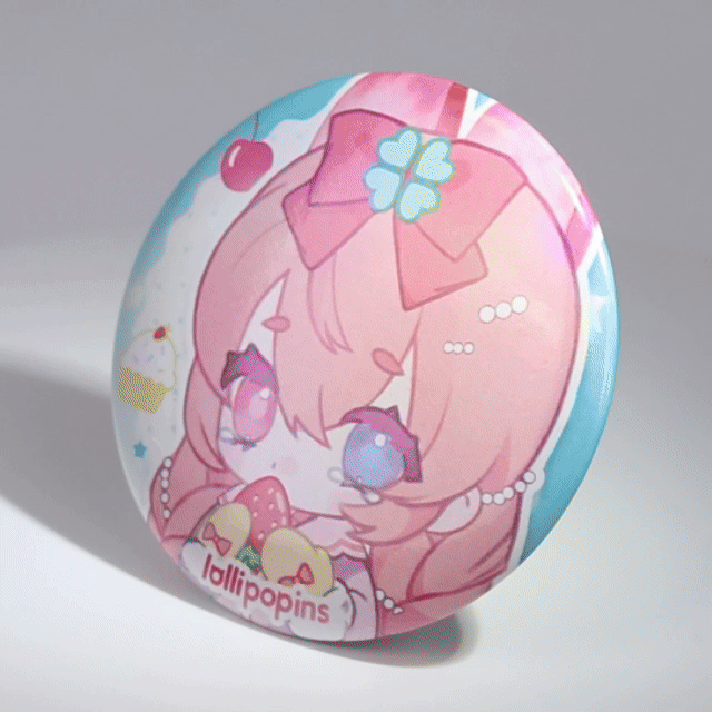 Custom Button Badge（Holographic）