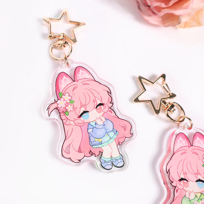 Custom Acrylic Anime Keychain