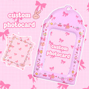 custom PVC Photocard（Glossy surface）