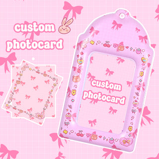 custom PVC Photocard（Glossy surface）