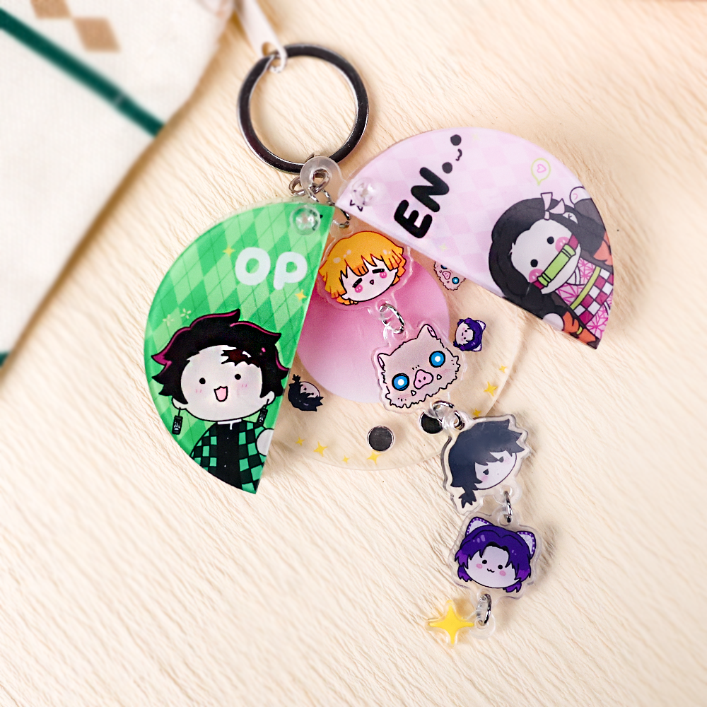 Custom Retractable Acrylic Charm