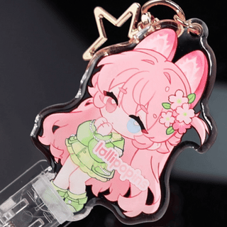 Custom Acrylic Imitation Epoxy  Keychain