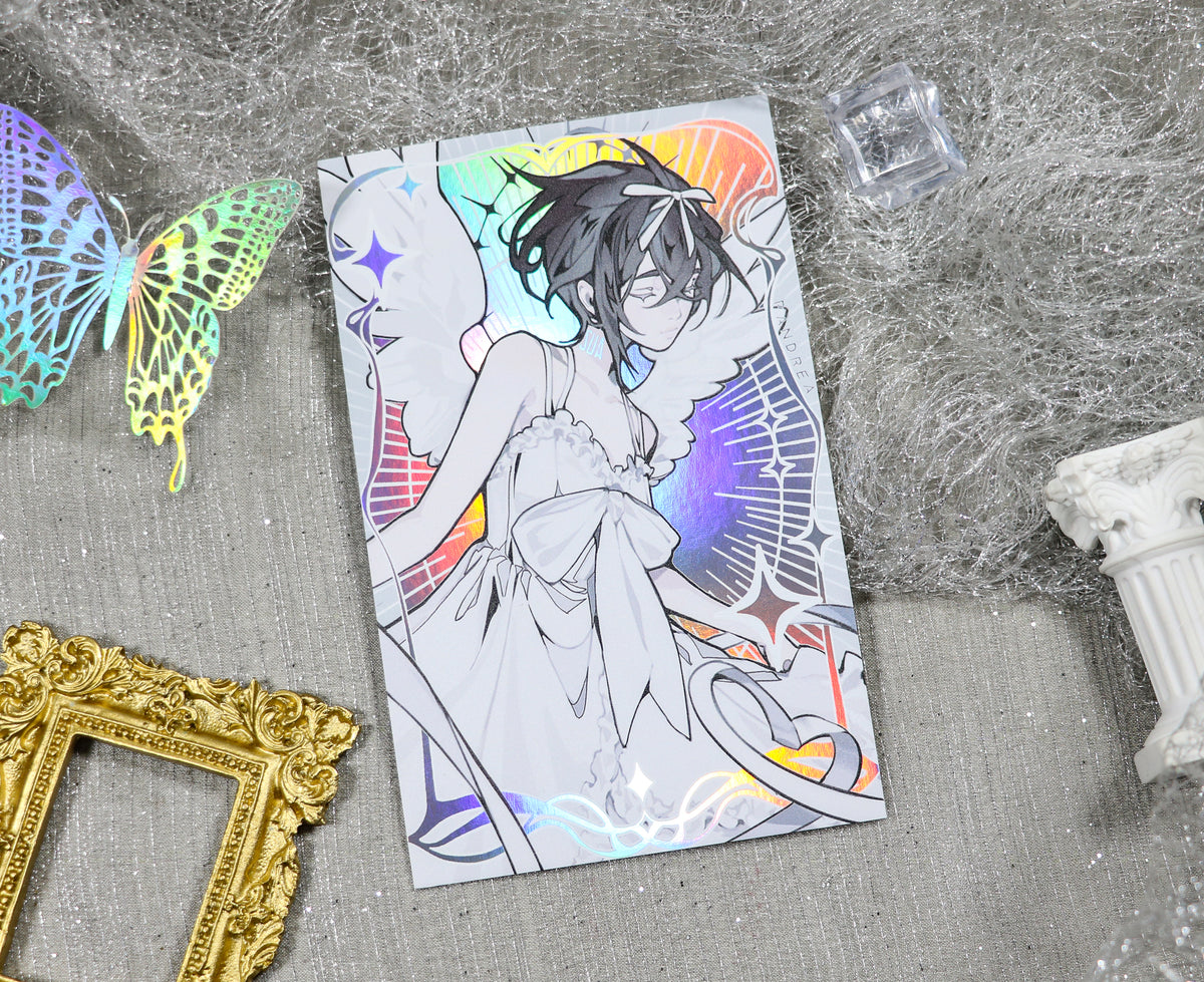 Custom holographic laser card