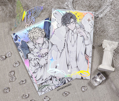 Custom holographic laser card