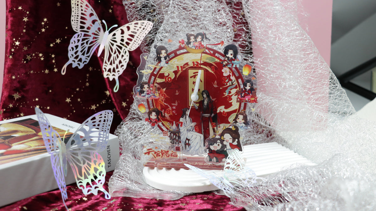 Custom Acrylic Clock Standees