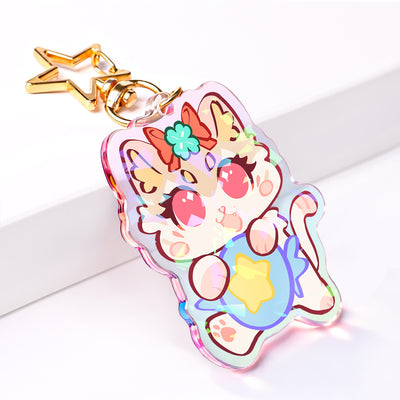 Custom Acrylic Holographic Keychain