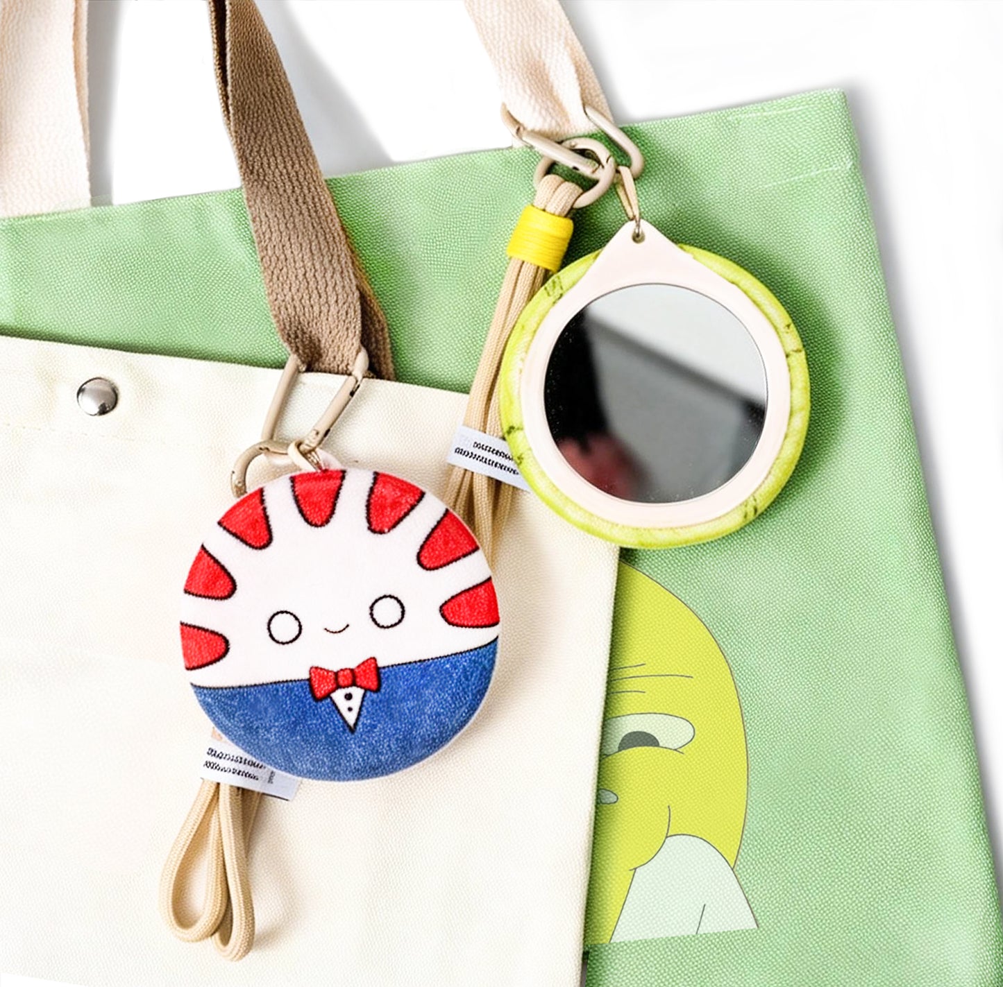 Custom Plush Mirror Keychain