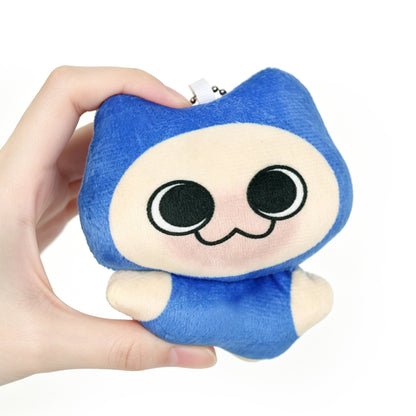 Custom Cat Ear Starfish Shape Plush Keychain