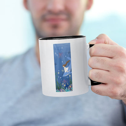 Taza con color en el interior y asa Explora el océano 