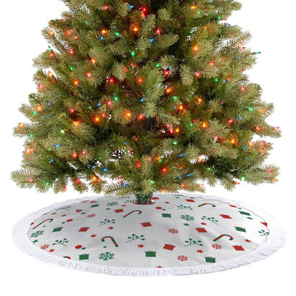 Christmas Tree Skirt Christmas Snow