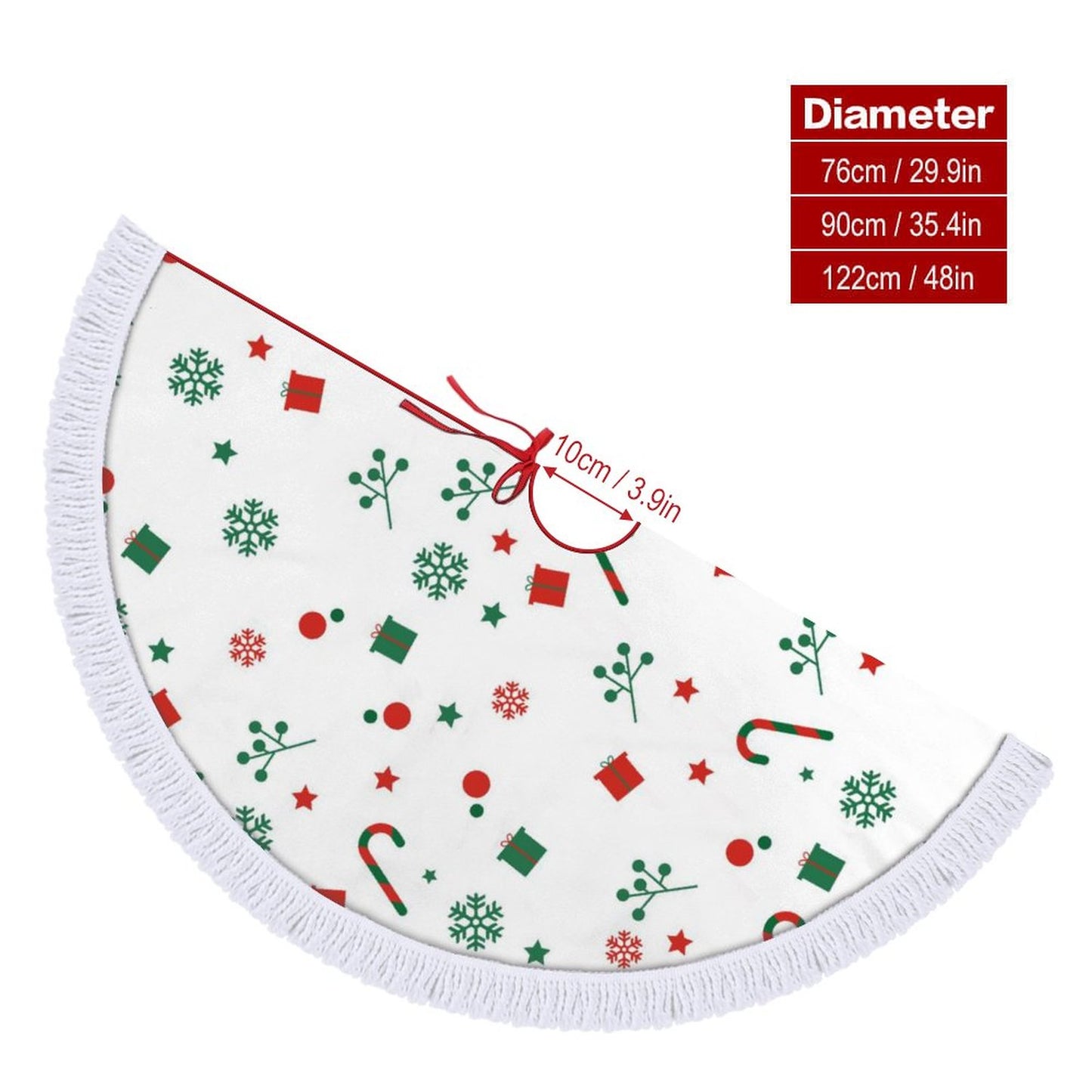 Christmas Tree Skirt Christmas Snow