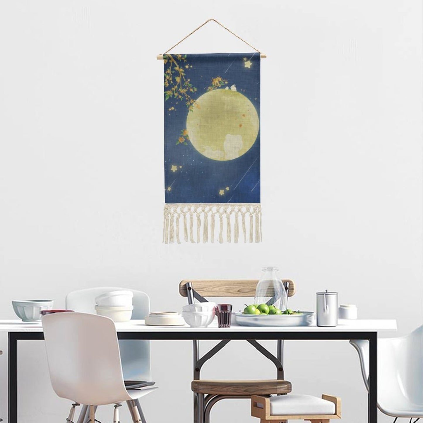 Cotton And Linen Hanging Posters 中秋夜版